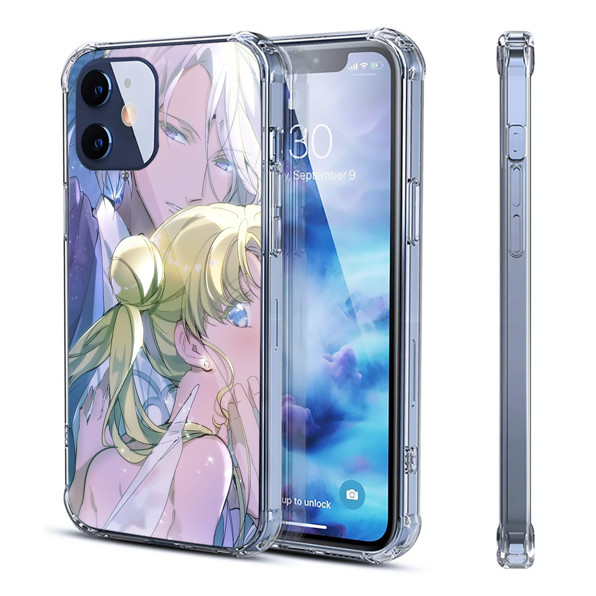 （画像用） 美少女戦士セーラームーン Sailor Moon 【iPhone 12シリーズ対応】透明スマホケース（クリアソフトケース）